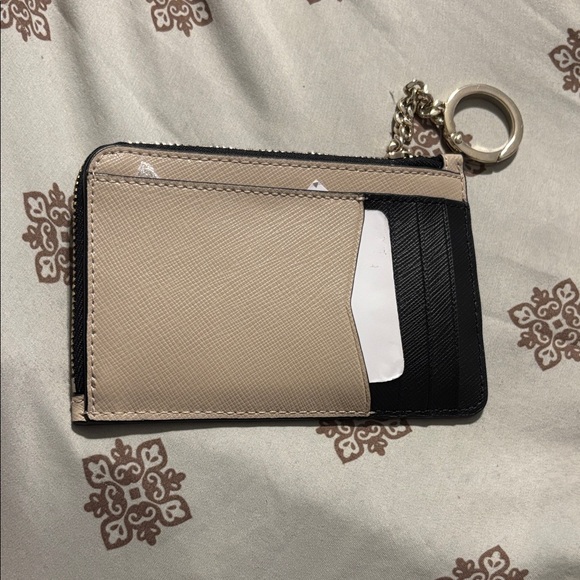 Kate Spade Taupe Keychain Card Holder - Picture 2 of 3